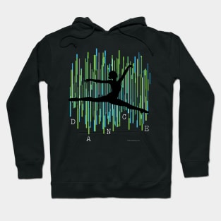 Line Dancer (Blue-Green) Hoodie